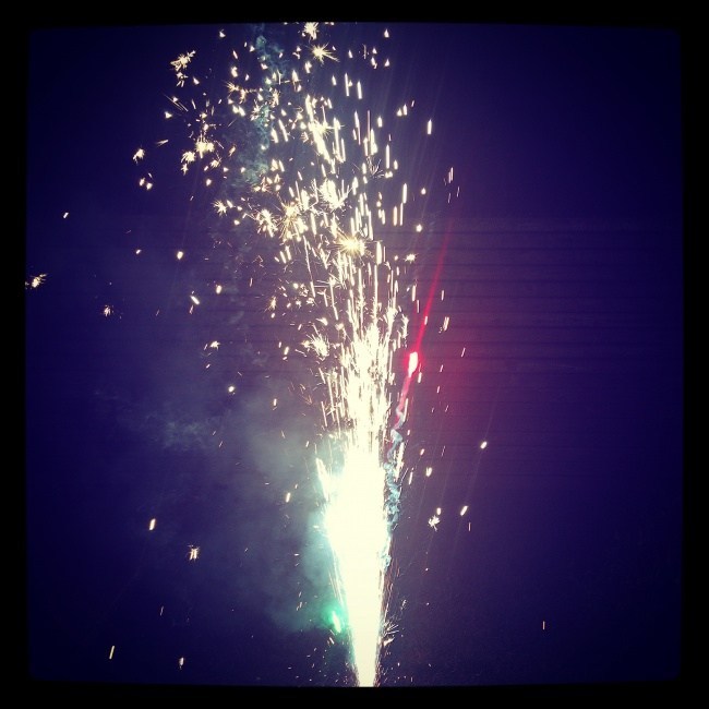 Through the Night With the Light From Above {Backyard/Independence Day 2016}